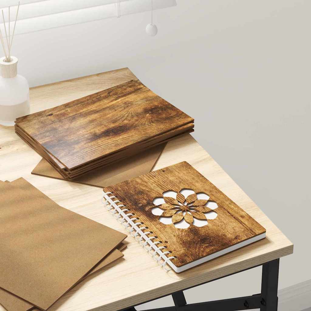 Dekoplatten 12 Pcs 15 X 21 X 0,27 Cm Holzwerkstoff