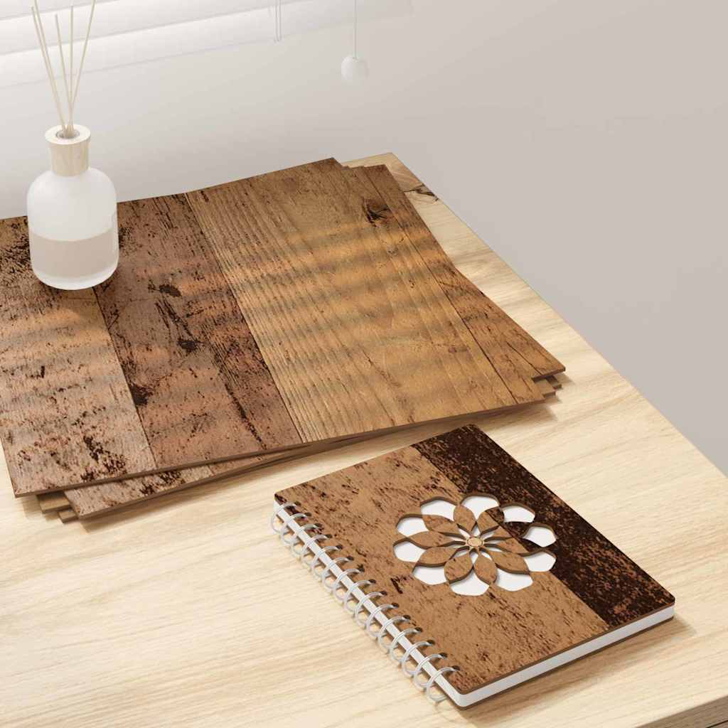 Dekoplatten 12 Pcs 30 X 30 X 0,27 Cm Holzwerkstoff