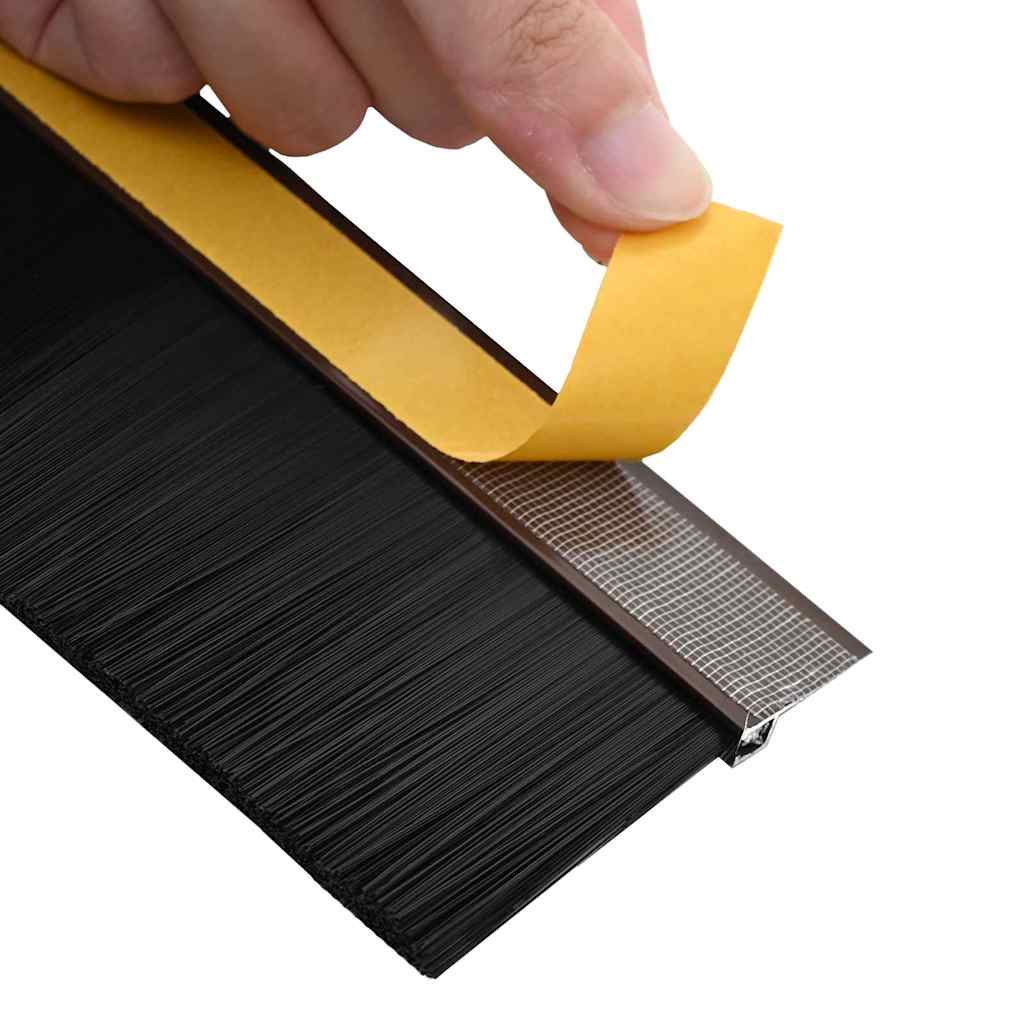 Self-Adhesive Door Brush Seals 2 Pcs 100 Cm