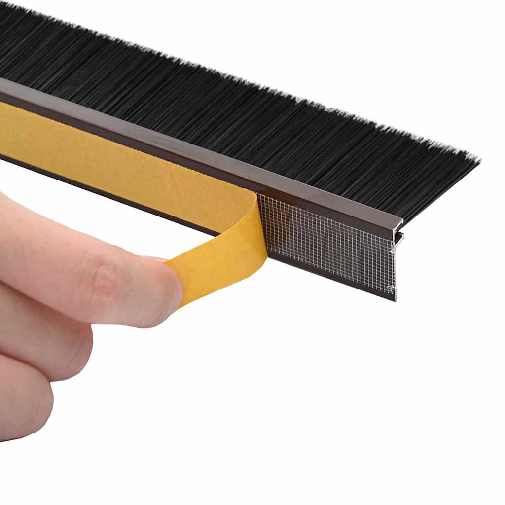 Self-Adhesive Door Brush Seals 2 Pcs 100 Cm