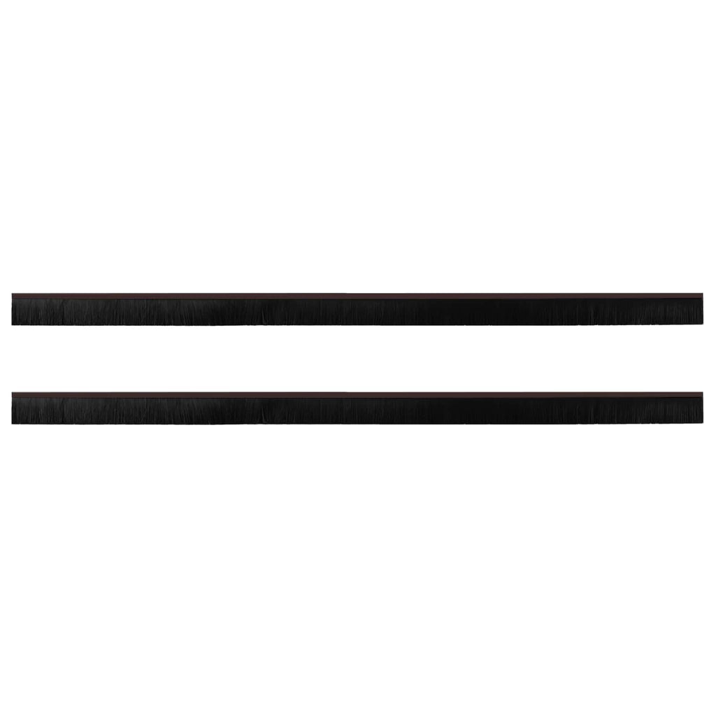 Self-Adhesive Door Brush Seals 2 Pcs 100 Cm