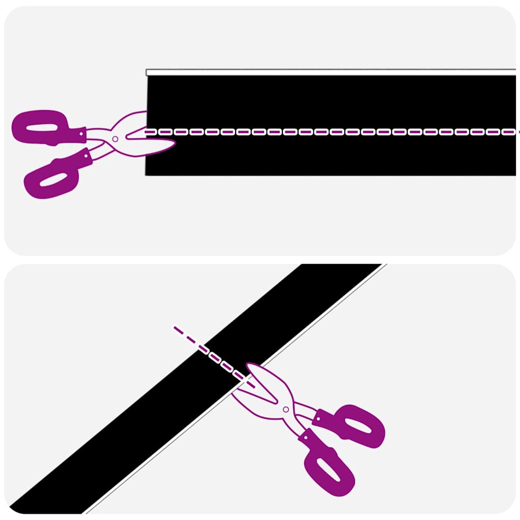 Self-Adhesive Door Brush Seals 2 Pcs 100 Cm