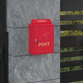 Wandmontierter Briefkasten 29 X 13 X 41 Cm Gussaluminium