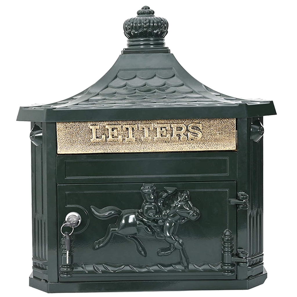 Wandmontierter Briefkasten 40,5 X 16 X 45 Cm Gussaluminium