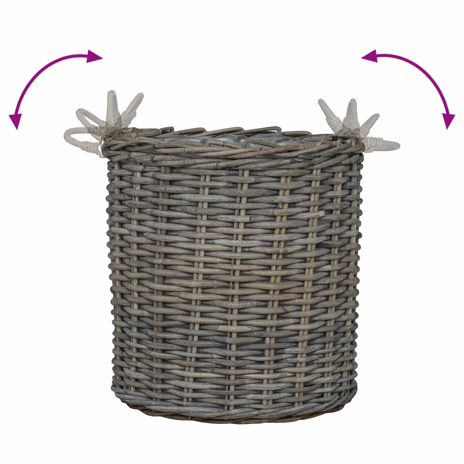 Blumentopf Körbchen Mit Speicher 2 Pcs Lacak Rattan