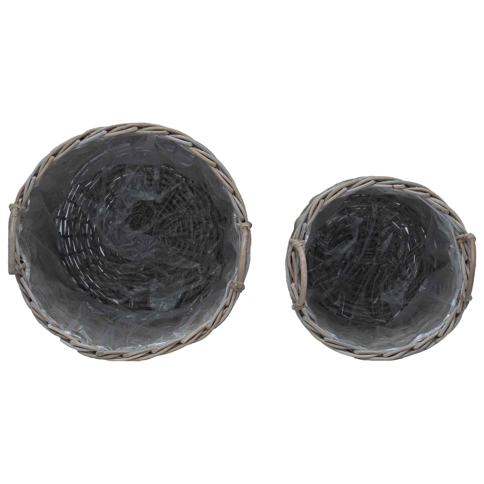 Blumentopf Körbchen Mit Speicher 2 Pcs Lacak Rattan