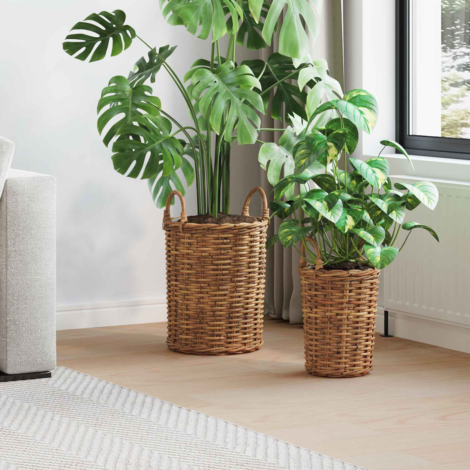 Blumentopfkorb Mit Speicher 2 Pcs