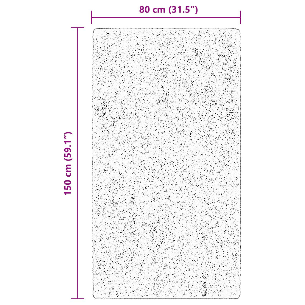 Bereichsteppiche Rechtwinklig Huarte 150 X 80 Cm Braun