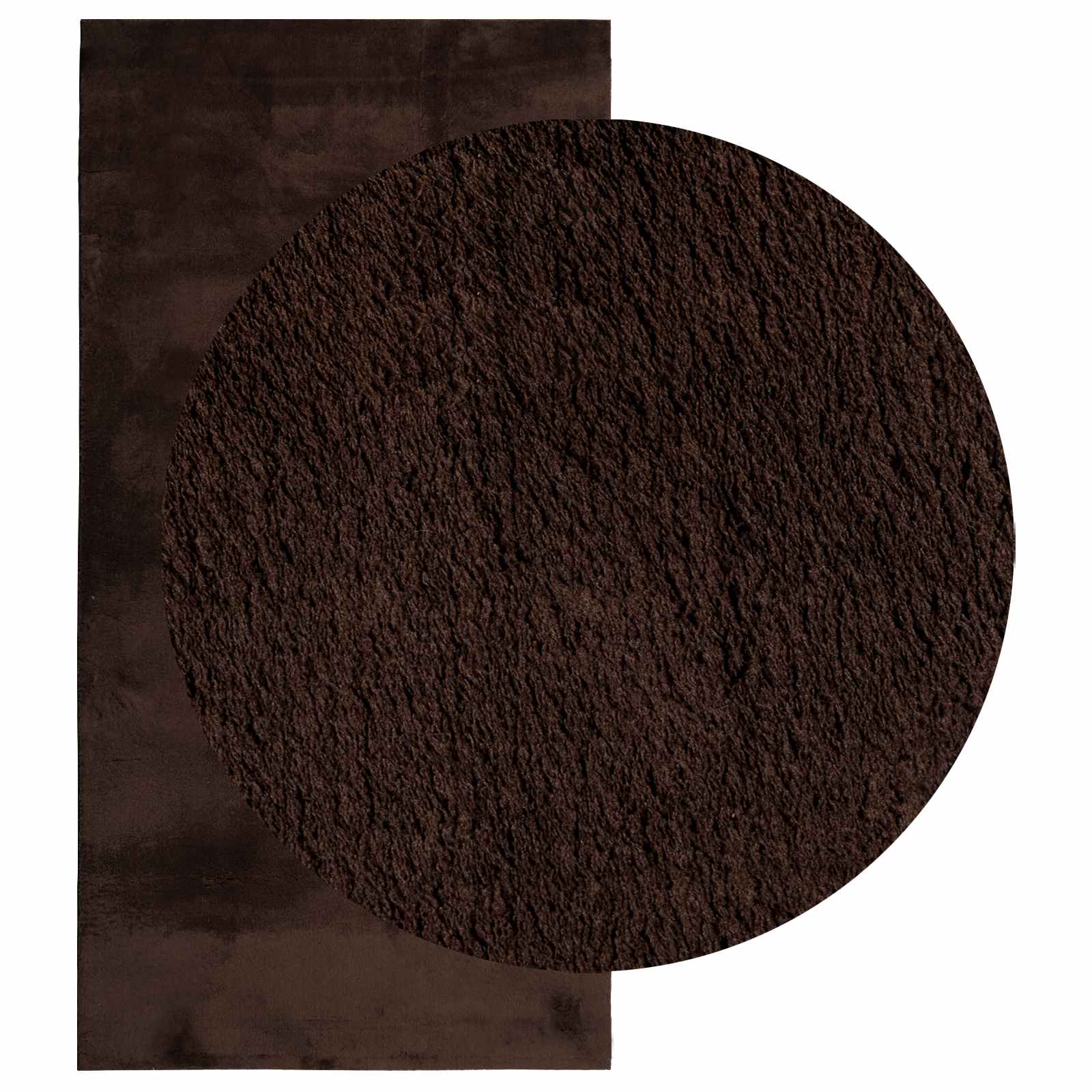 Bereichsteppiche Rechtwinklig Huarte 150 X 80 Cm Braun