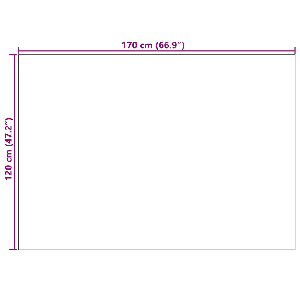 Bereichsteppiche Rechtwinklig Agira Natur 170 X 120 Cm