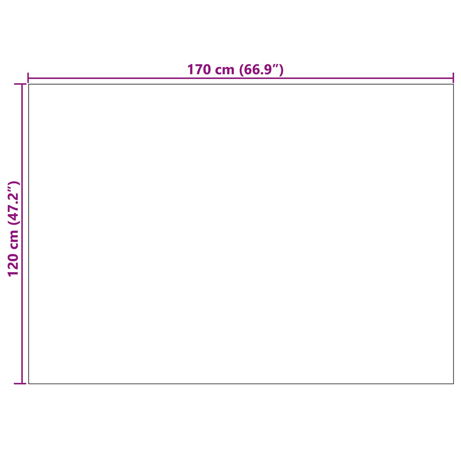 Bereichsteppiche Rechtwinklig Agira Natur 170 X 120 Cm