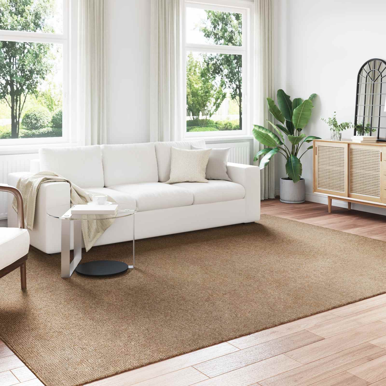 Bereichsteppiche Rechtwinklig Agira Natur 170 X 120 Cm