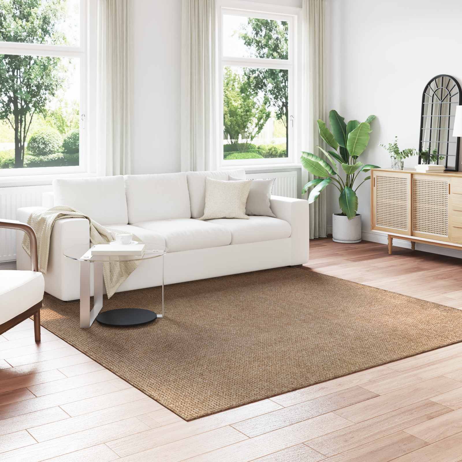 Bereichsteppiche Rechtwinklig Agira Natur 170 X 120 Cm