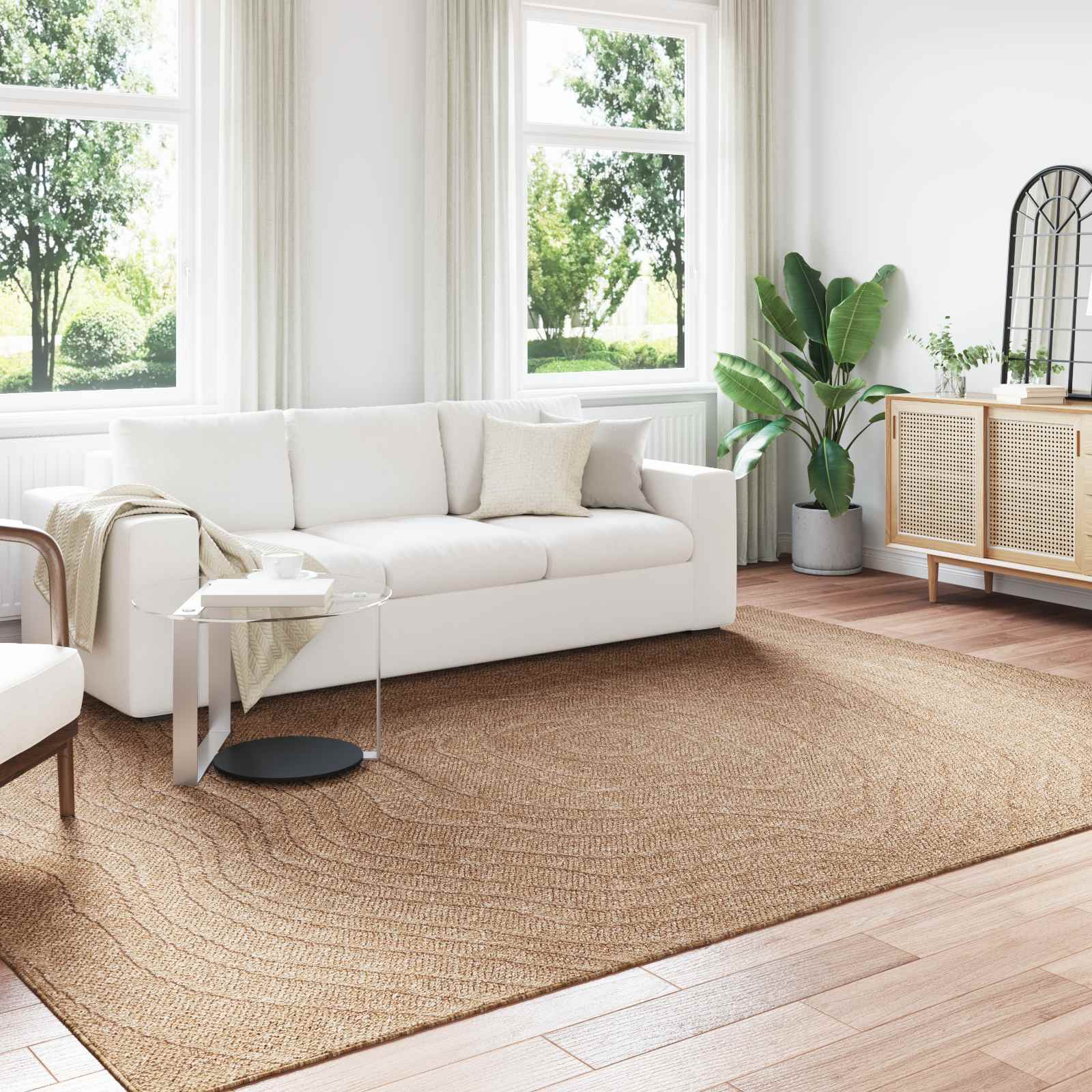 Bereichsteppiche Rechtwinklig Agira Natur 170 X 120 Cm