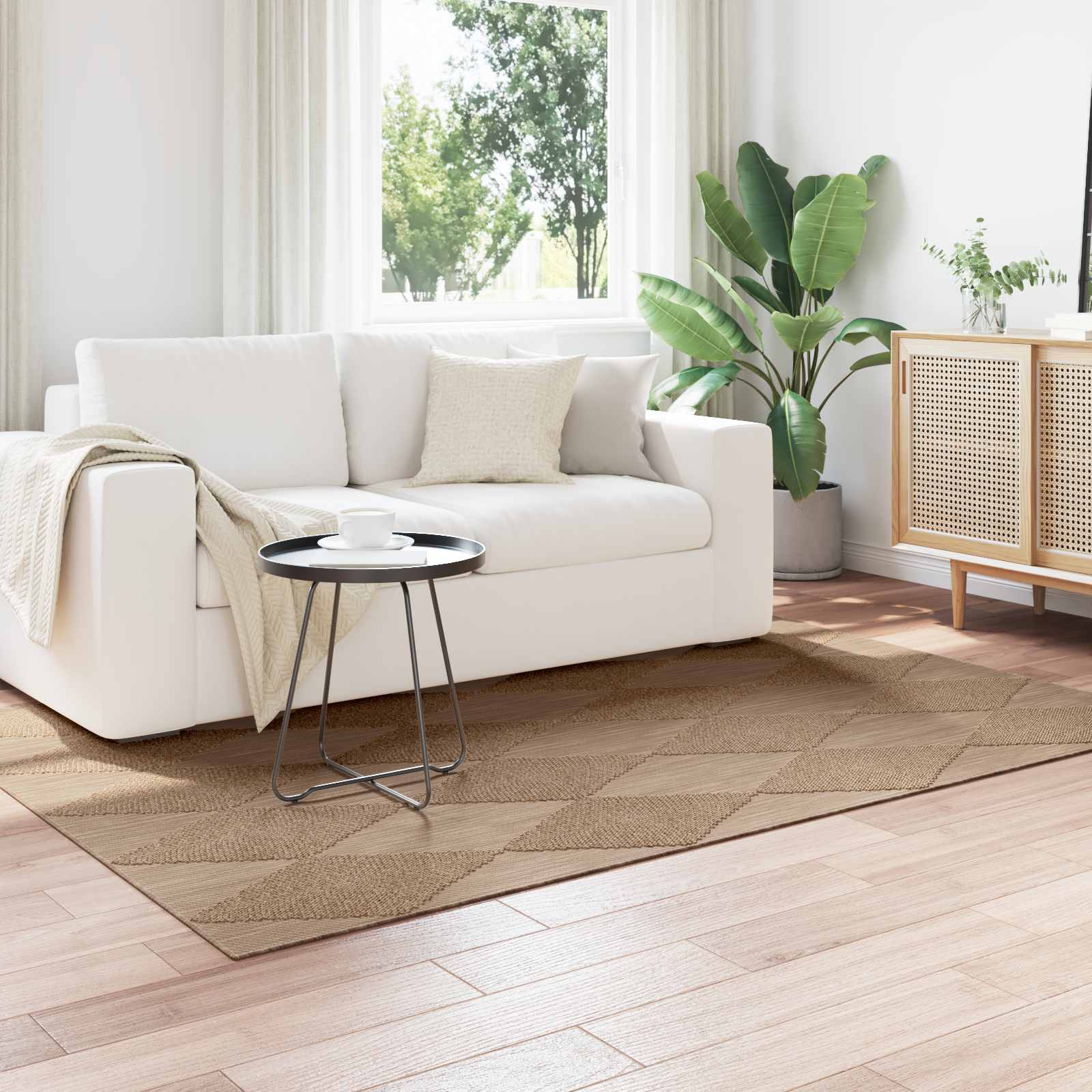 Bereichsteppiche Rechtwinklig Agira Natur 170 X 120 Cm