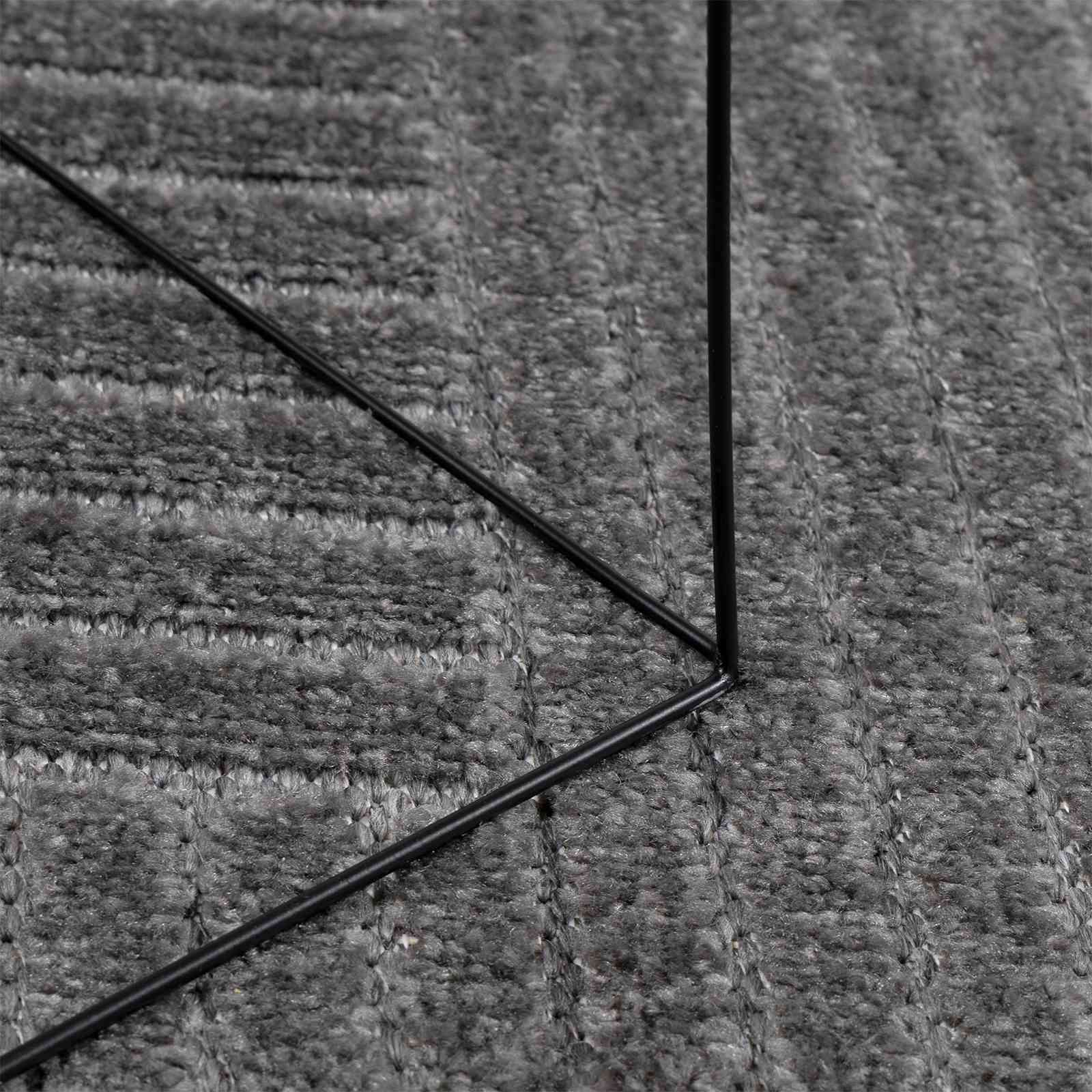 Bereichsteppiche Palmeras 150 X 80 Cm Polyester Anthrazit