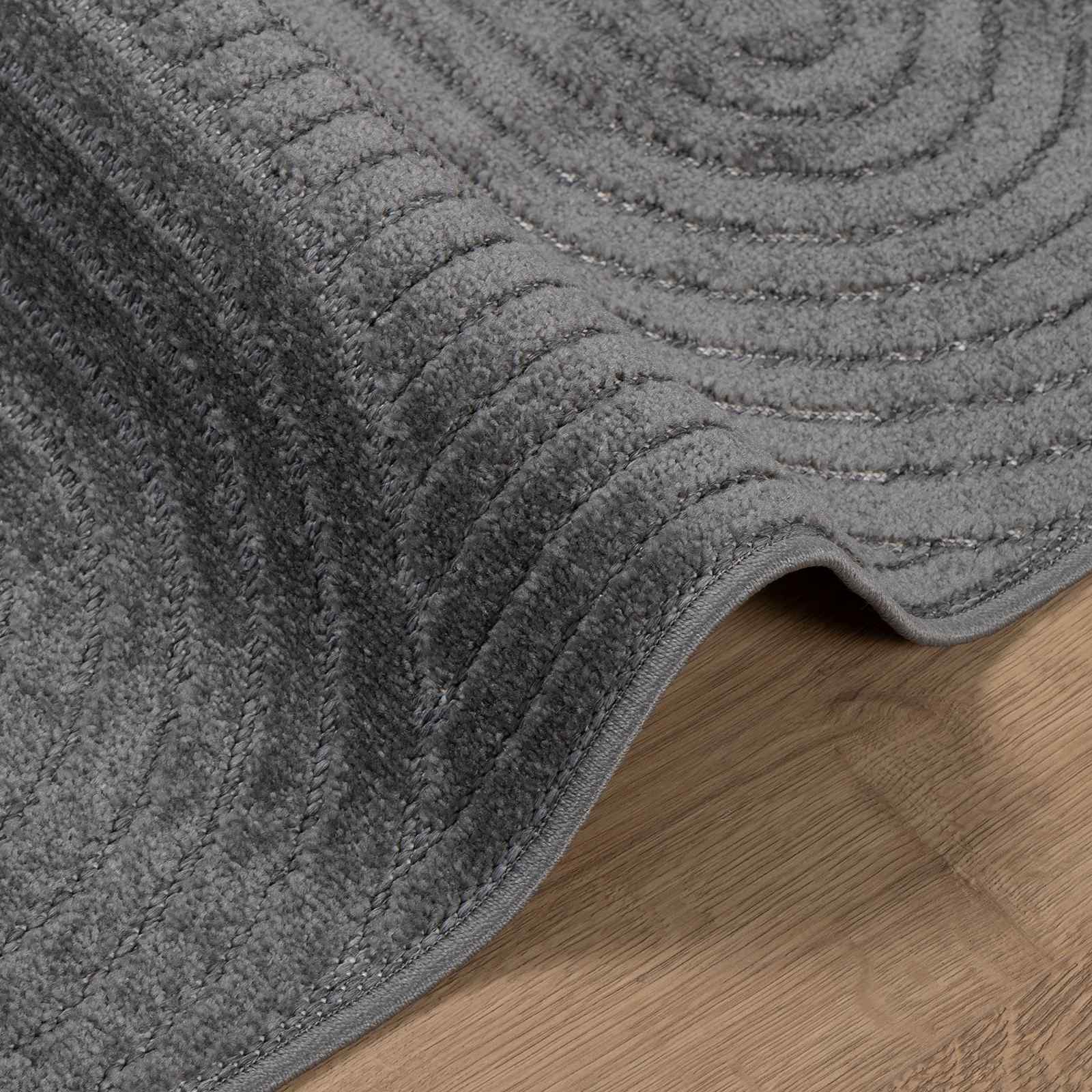 Bereichsteppiche Palmeras 150 X 80 Cm Polyester Anthrazit