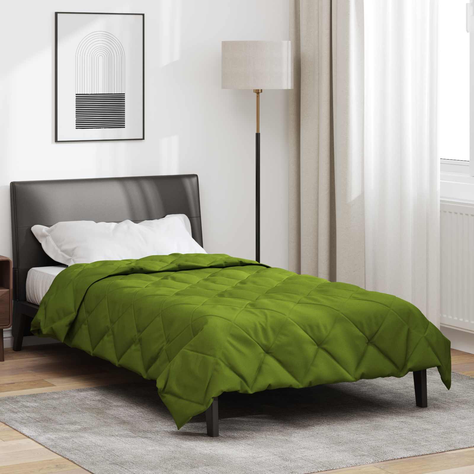 Sommerdecke 200 X 135 Cm Microfiber Grün