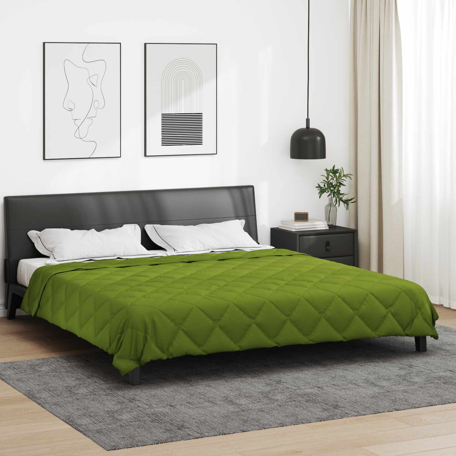 Sommerdecke 200 X 135 Cm Microfiber Grün