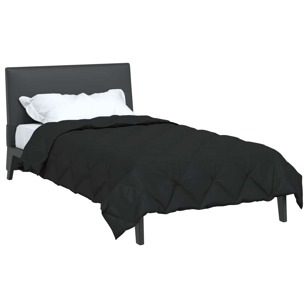Sommerdecke 200 X 140 Cm Microfiber Schwarz