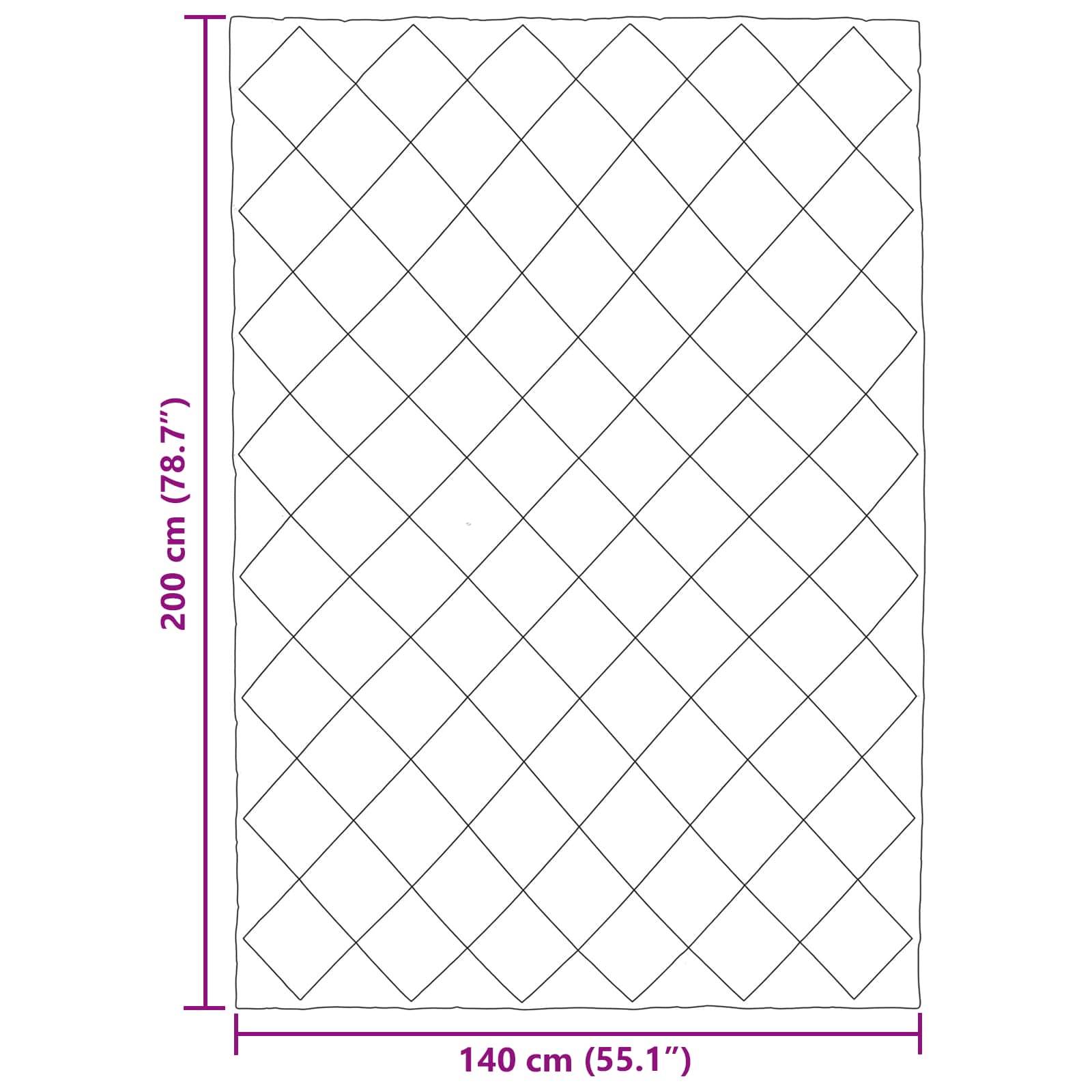 Sommerdecke 200 X 140 Cm Microfiber Schwarz