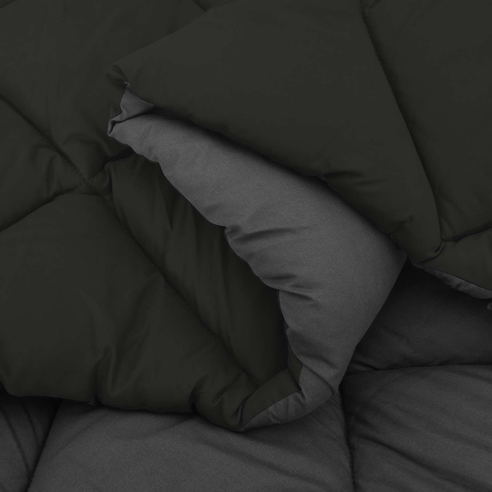 Sommerdecke Microfiber Schwarz Und Anthrazit