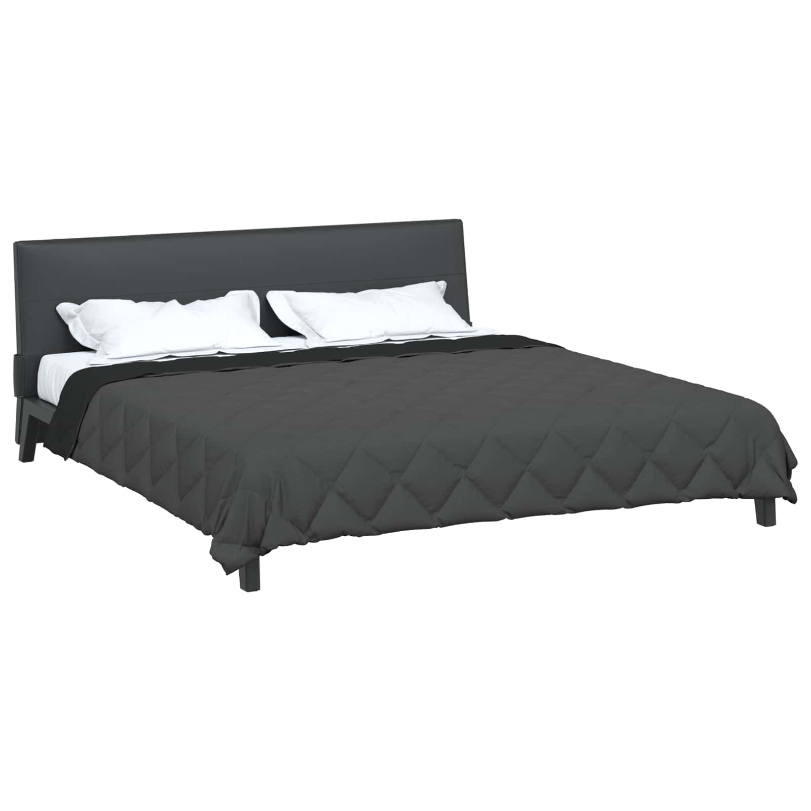 Sommerdecke Microfiber Schwarz Und Anthrazit