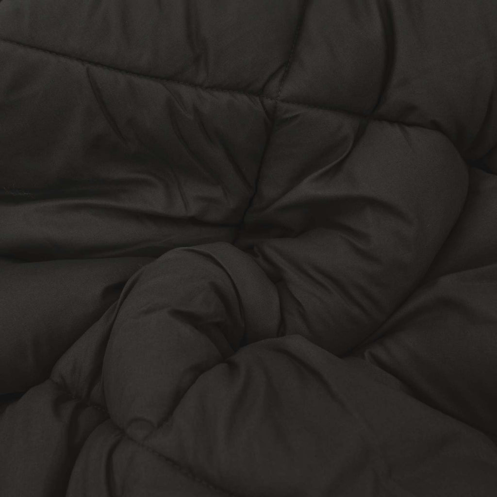 Sommerdecke 200 X 135 Cm Microfiber Schwarz Und Taupe