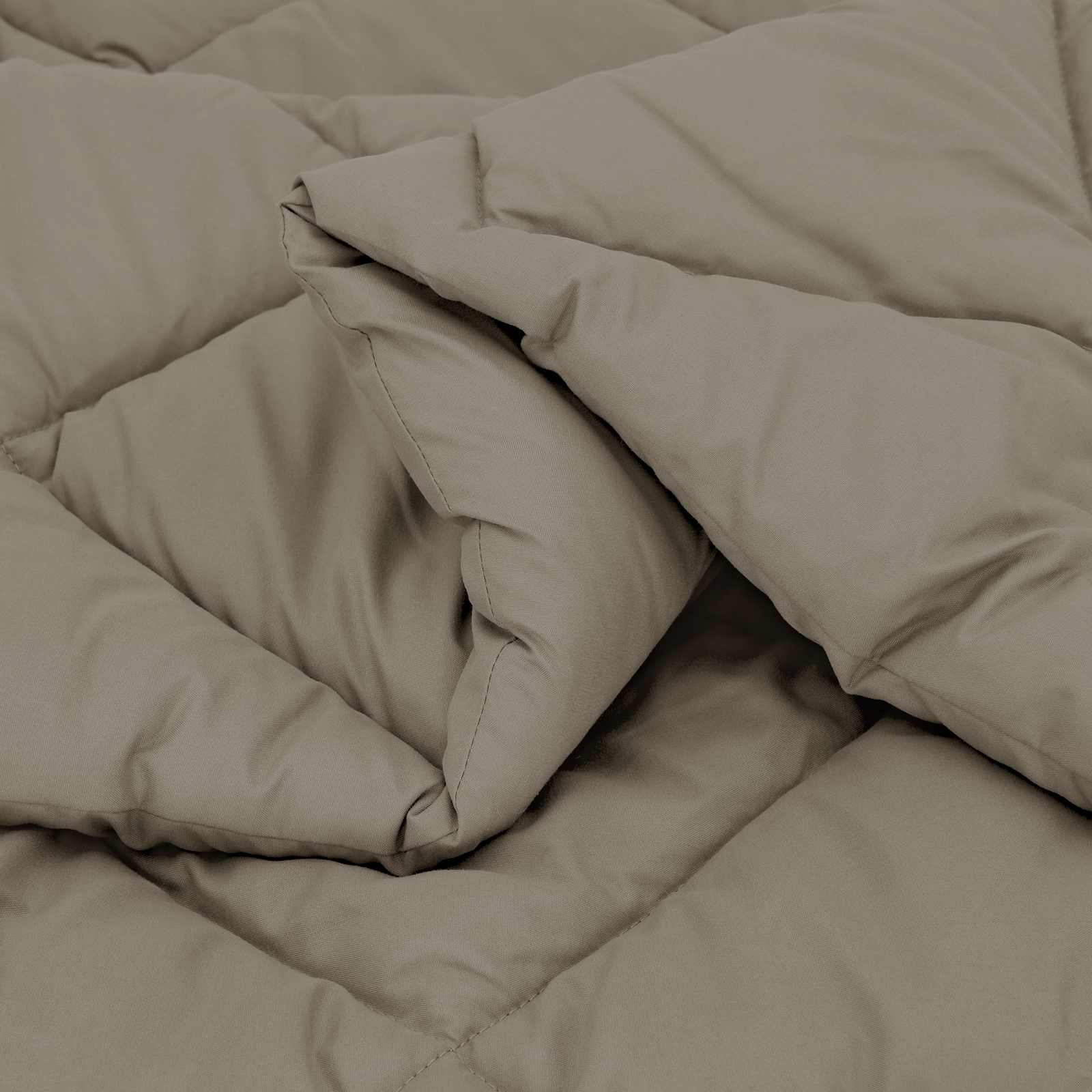 Sommerdecke 200 X 135 Cm Microfiber Hellgrau