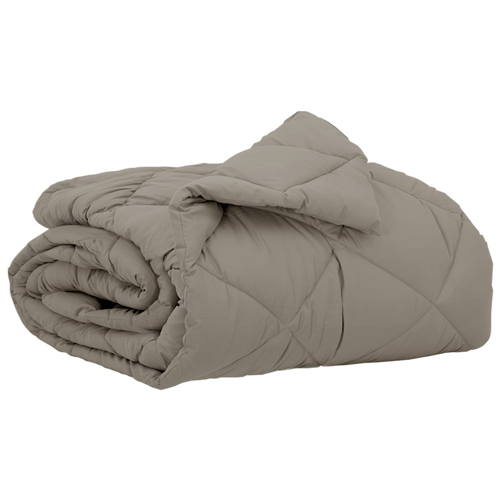 Sommerdecke 200 X 135 Cm Microfiber Hellgrau