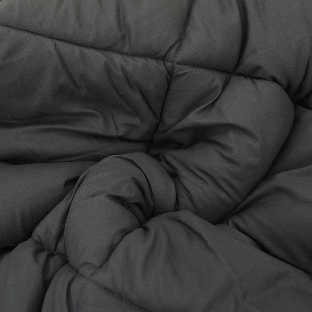 Sommerdecke 200 X 135 Cm Microfiber Hellgrau Und Anthrazit