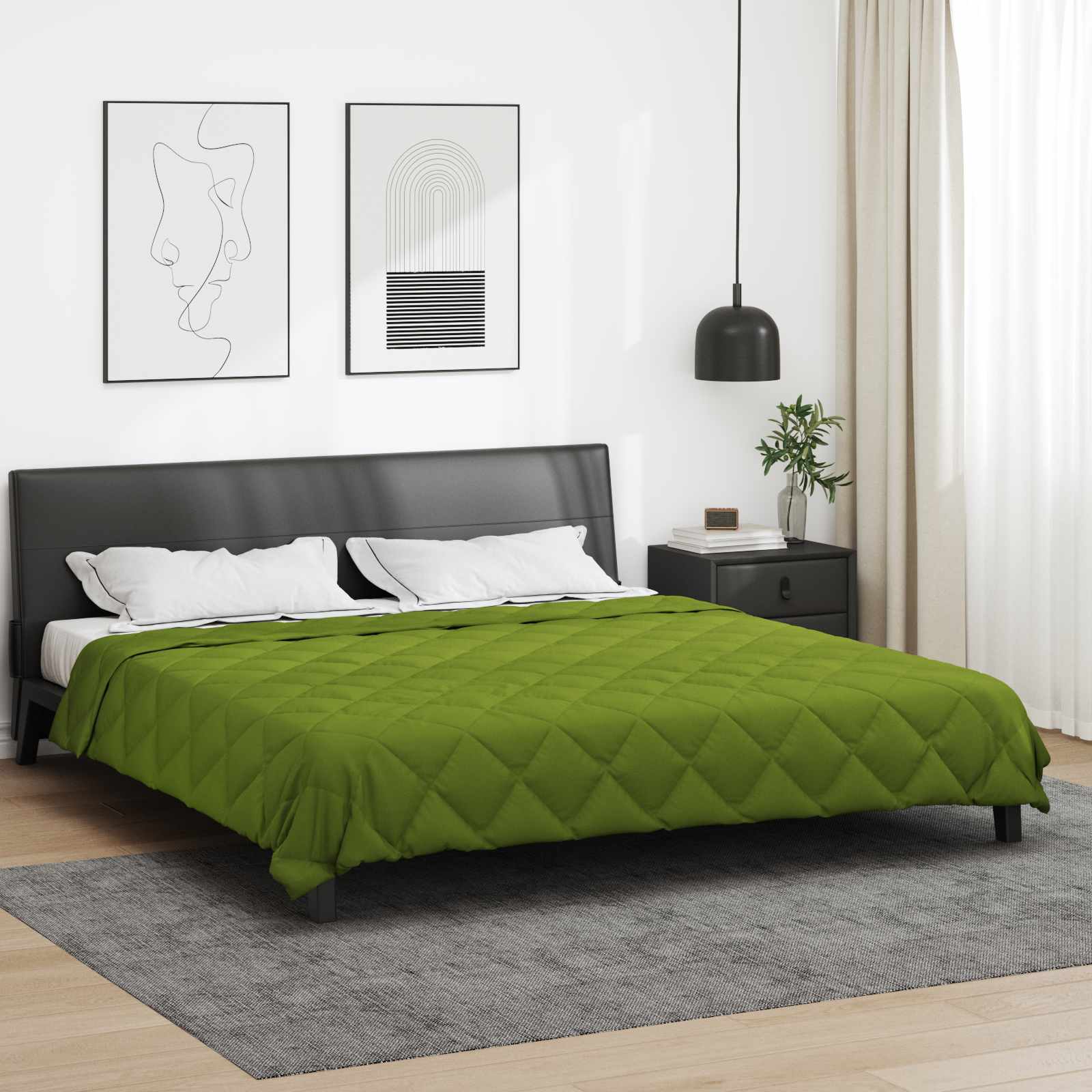 Ganzjahresbettdecke Microfiber Grün