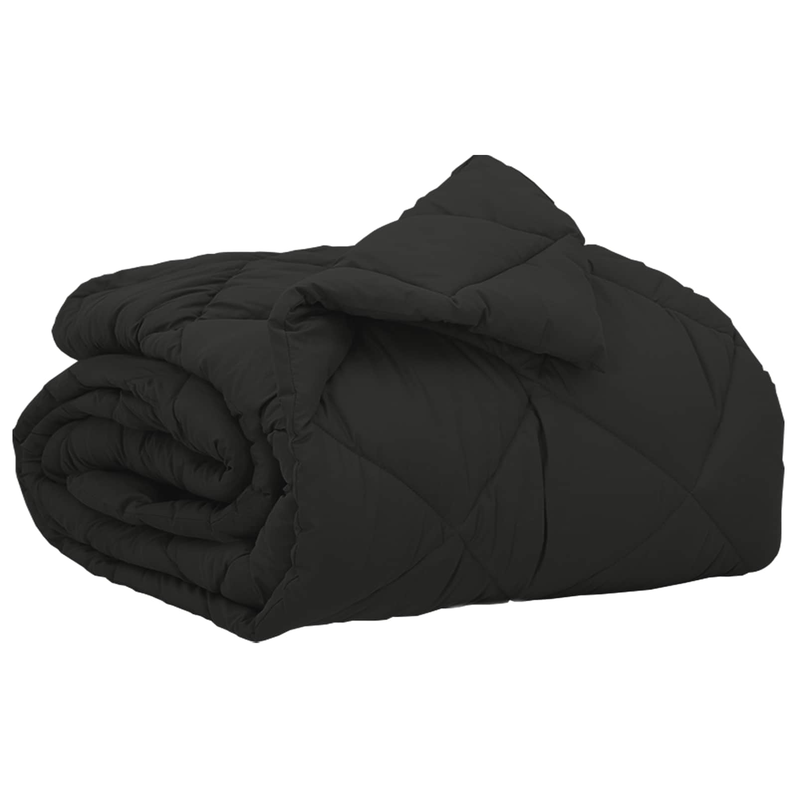 Ganzjahresbettdecke Microfiber Schwarz
