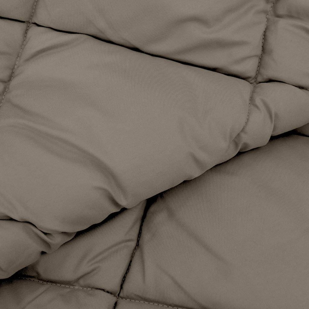Ganzjahresbettdecke Microfiber Hellgrau