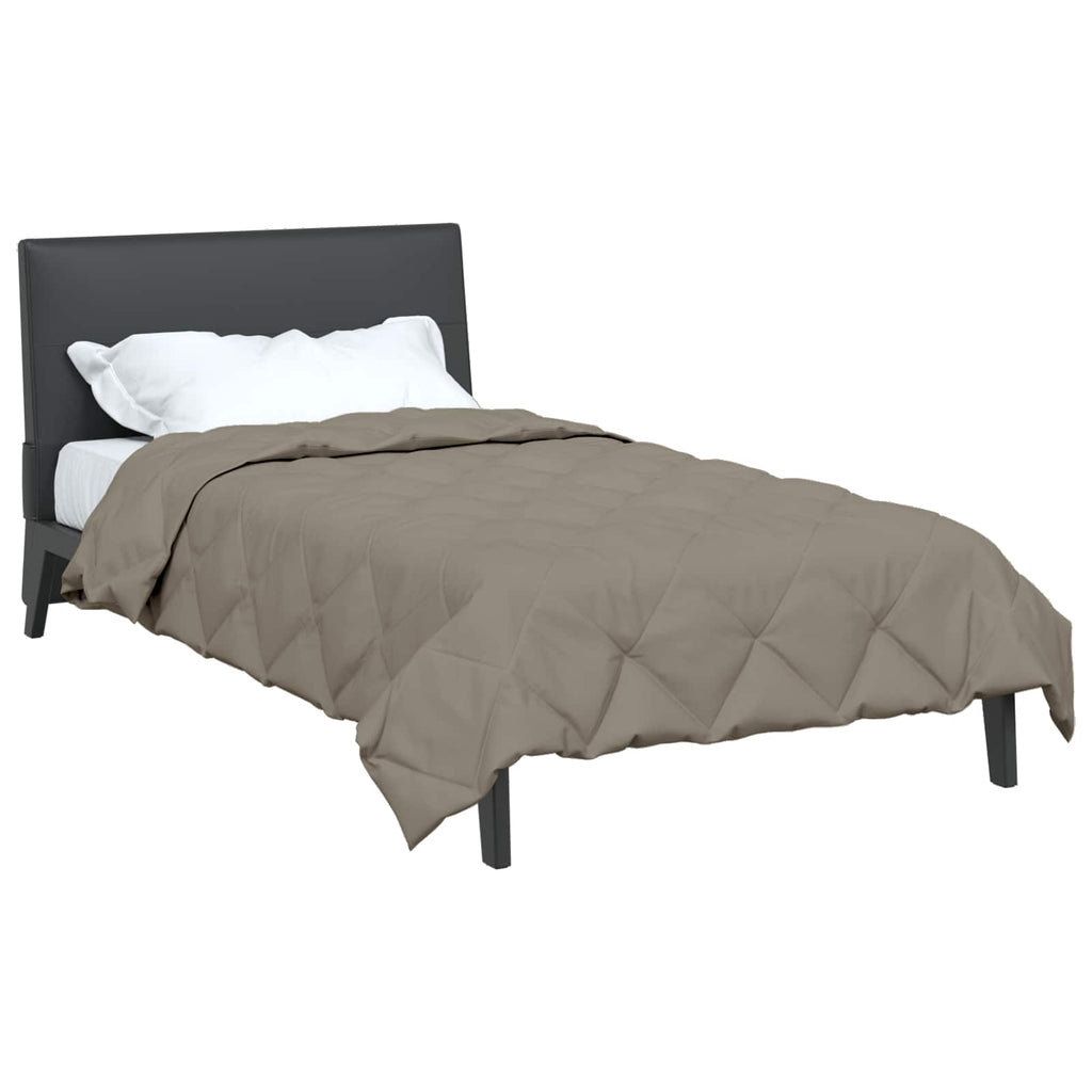 Ganzjahresbettdecke Microfiber Hellgrau