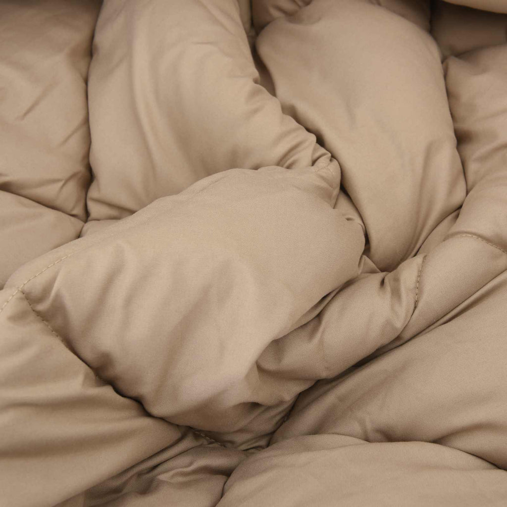 Winterbettdecke Microfiber Anthrazit Und Taupe