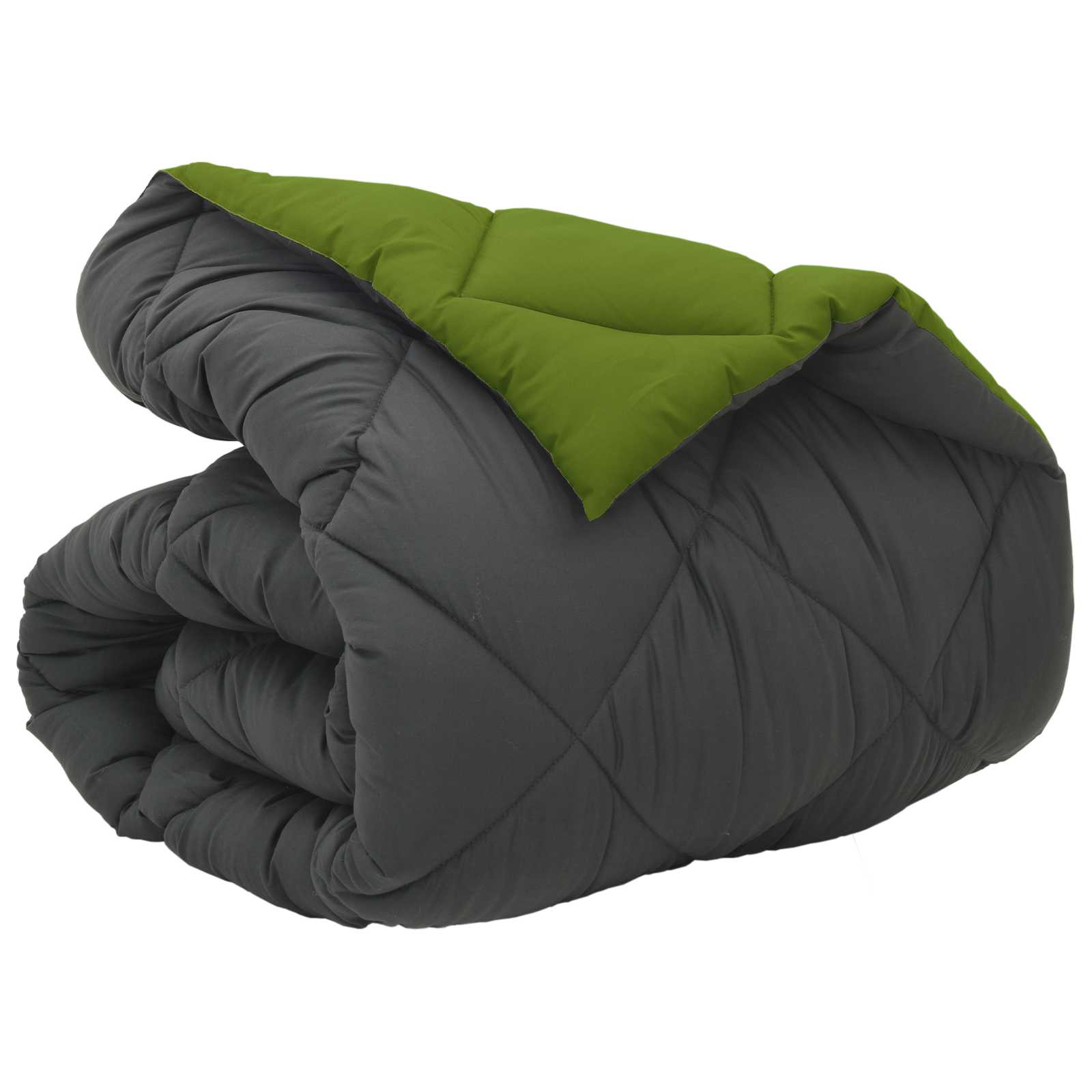 Winterbettdecke Microfiber Grün Und Anthrazit