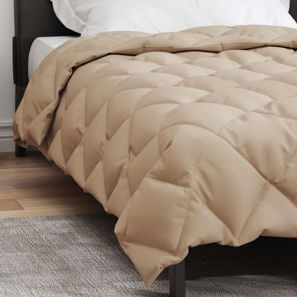 Winterbettdecke 155 X 220 Cm Microfiber Taupe
