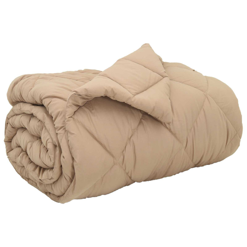 Winterbettdecke 155 X 220 Cm Microfiber Taupe