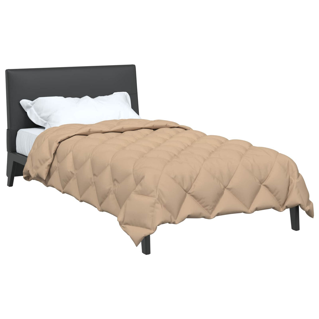 Winterbettdecke 155 X 220 Cm Microfiber Taupe