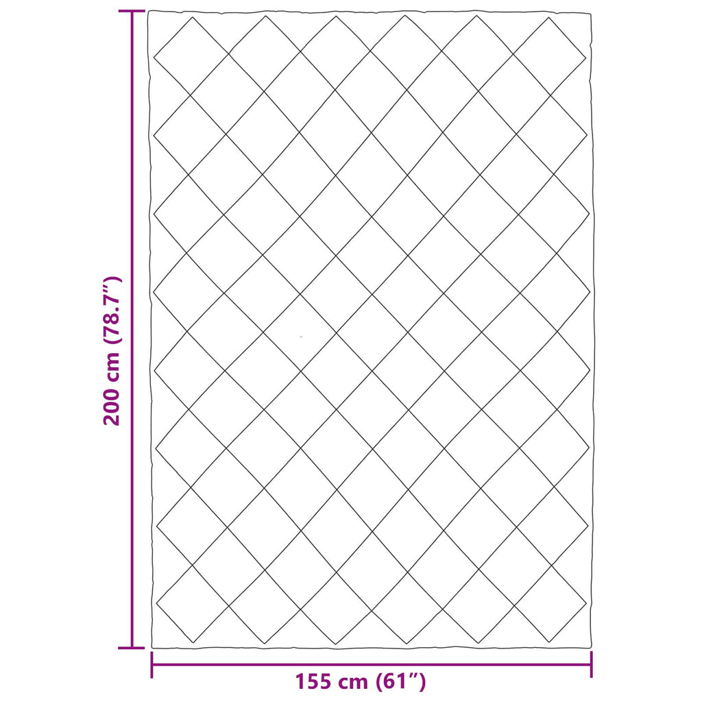 Winterbettdecke 155 X 220 Cm Microfiber Taupe
