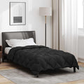 Winterbettdecke Microfiber Schwarz