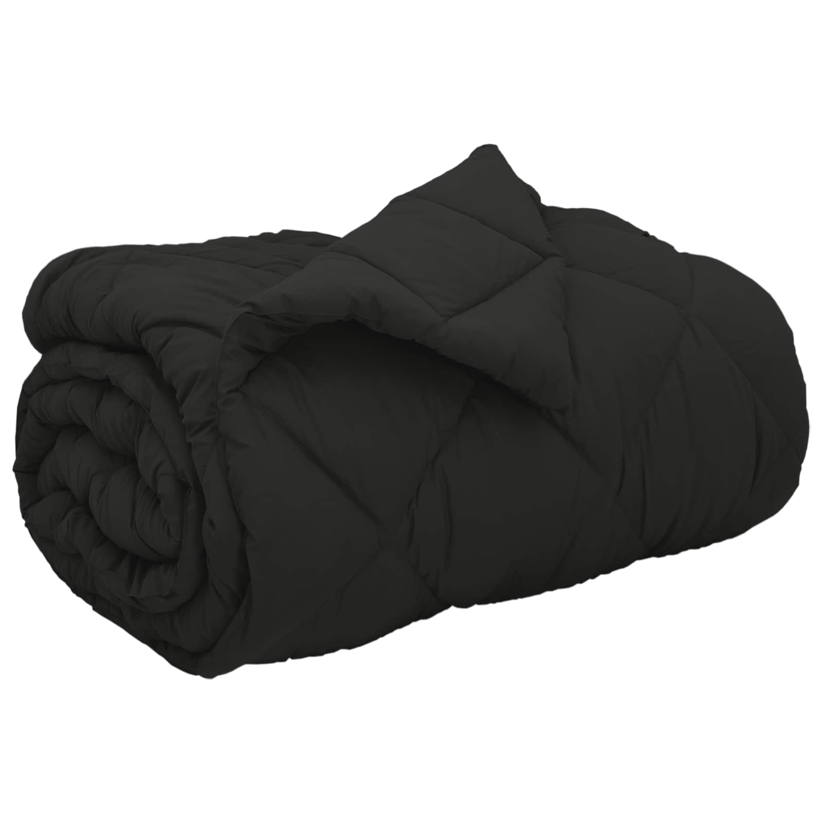 Winterbettdecke Microfiber Schwarz