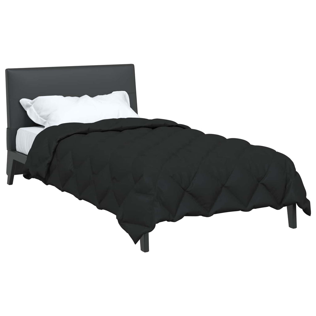 Winterbettdecke Microfiber Schwarz