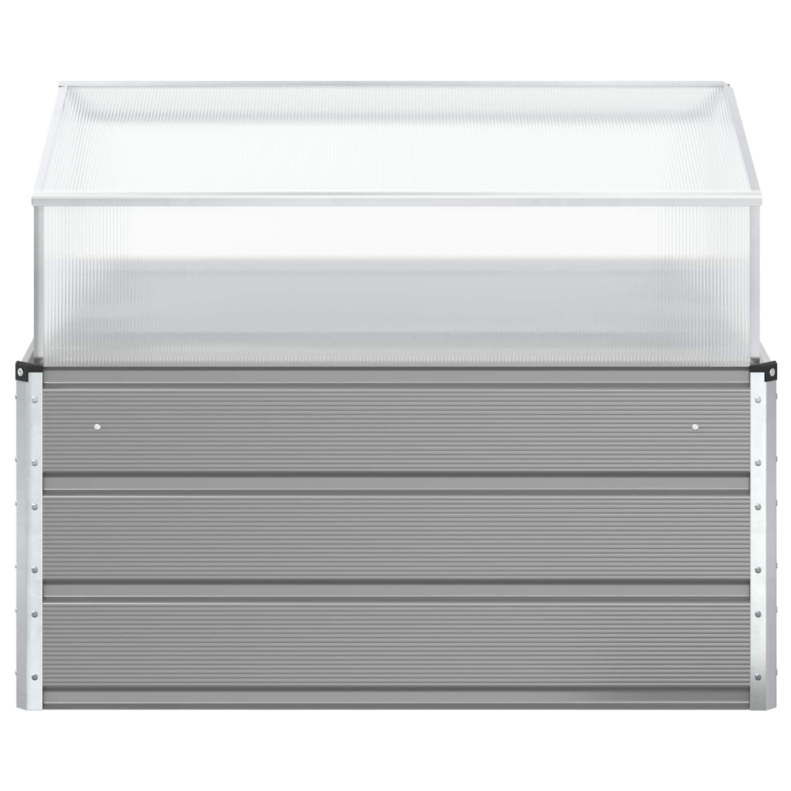 Pflanzkübel 100 X 100 X 77 Cm Verzinkter Stahl