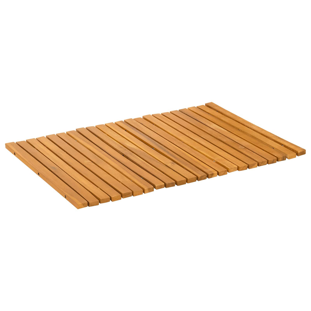 Badematte Braun Massivholz Akazie