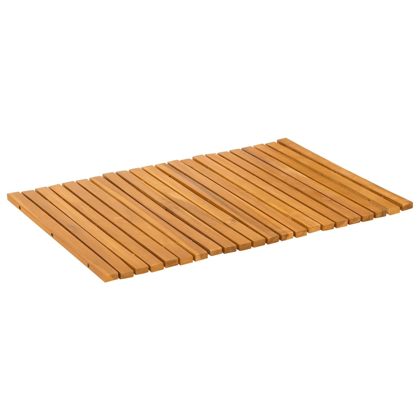 Badematte Braun Massivholz Akazie