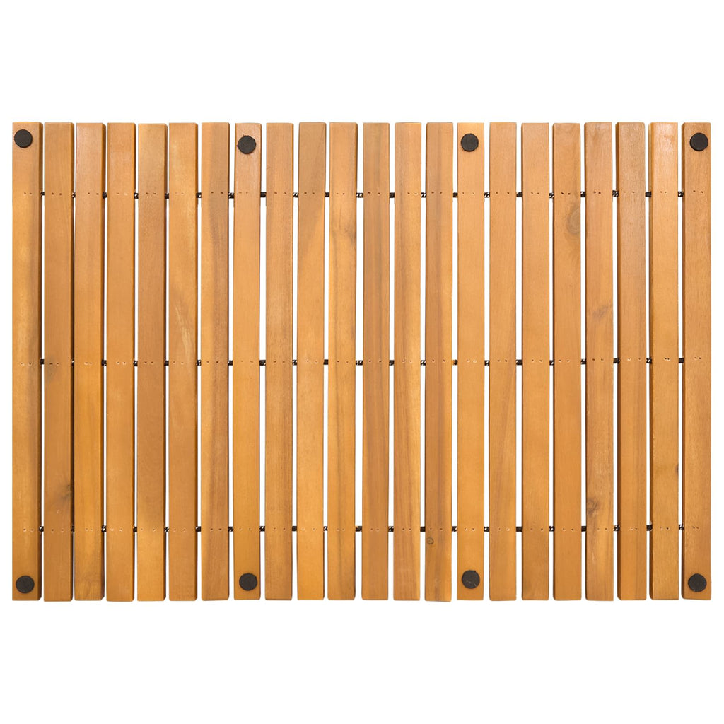 Badematte Braun Massivholz Akazie