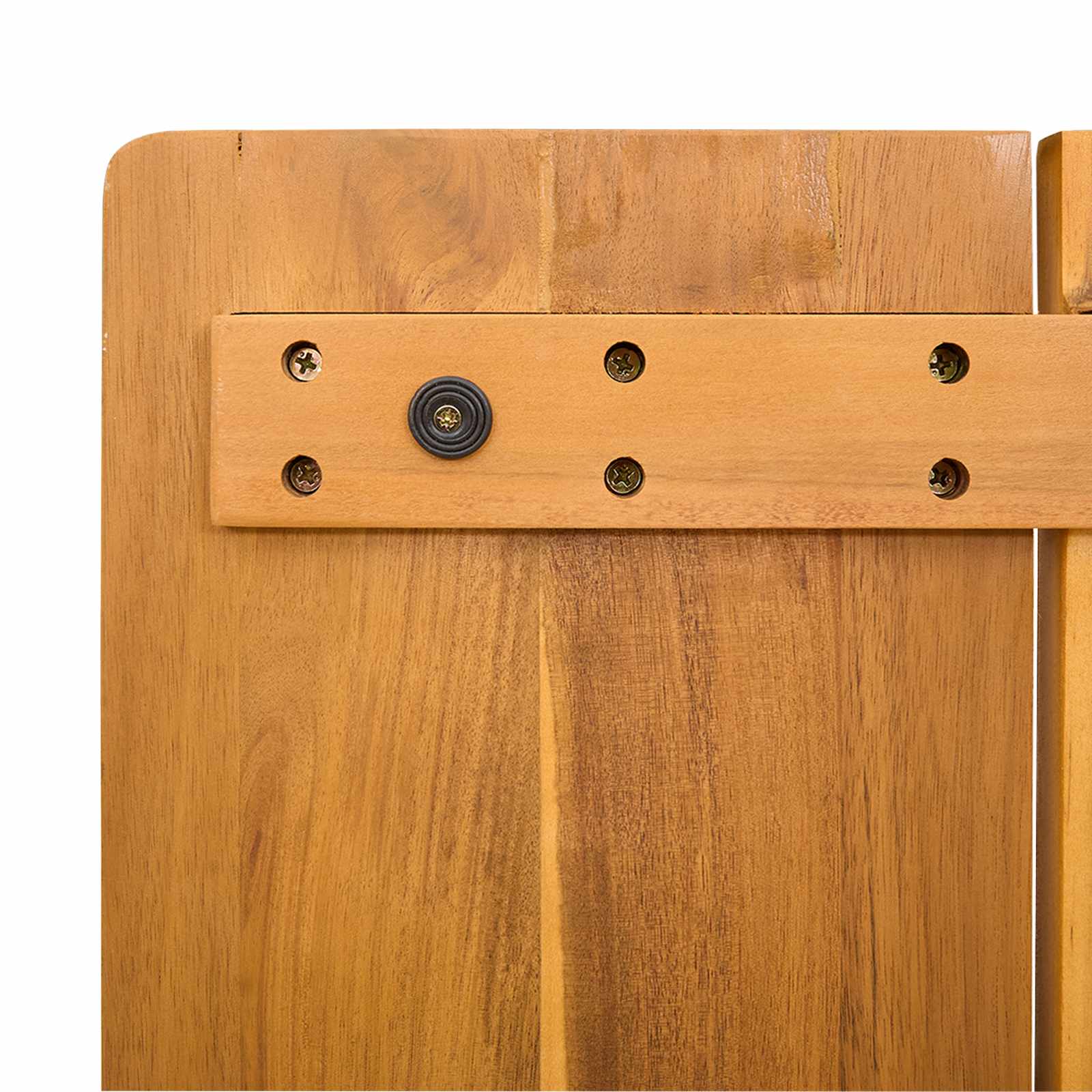 Badematte Uni Braun Holz