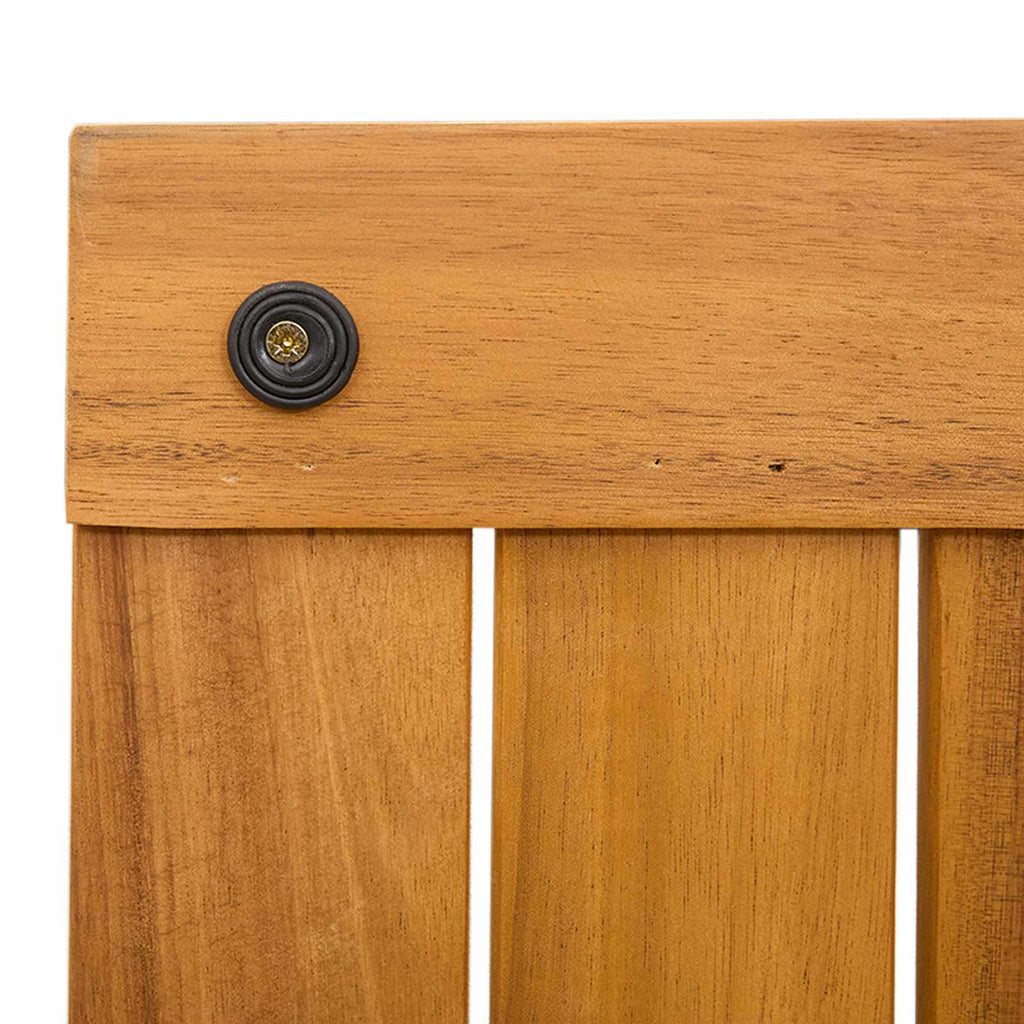 Badematte Uni Braun Holz